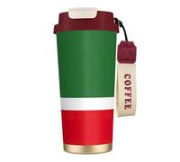 JEJEA Flag of The Chechen Republic Print Stainless Steel Insulated Mugs, Double Wall Coffee Cups, Coffee Travel Mug for Home Office