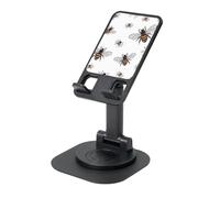 JEJEA Funny Bees Print Rotating Cell Stand,Cell Phone Stand For Desk,Adjustable Phone Holder, For All Phones