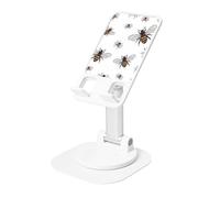 JEJEA Funny Bees Print Rotating Cell Stand,Cell Phone Stand For Desk,Adjustable Phone Holder, For All Phones