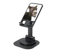 JEJEA Funny Donkey Print Rotating Cell Stand,Cell Phone Stand For Desk,Adjustable Phone Holder, For All Phones