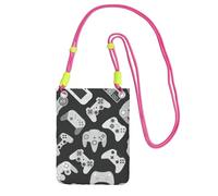 JEJEA Game Controller Print Crossbody Phone Bag For Women Men, Adjustable Strap Phone Purse, For Travel Shopping