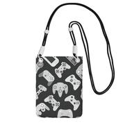 JEJEA Game Controller Print Crossbody Phone Bag For Women Men, Adjustable Strap Phone Purse, For Travel Shopping