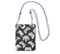 JEJEA Game Controller Print Crossbody Phone Bag For Women Men, Adjustable Strap Phone Purse, For Travel Shopping