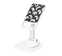 JEJEA Game Controller Print Rotating Cell Stand,Cell Phone Stand For Desk,Adjustable Phone Holder, For All Phones