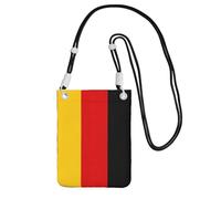JEJEA German Flag Print Crossbody Phone Bag For Women Men, Adjustable Strap Phone Purse, For Travel Shopping