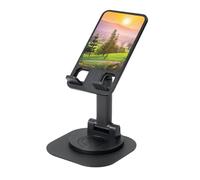 JEJEA Golf Resort Park Print Rotating Cell Stand,Cell Phone Stand For Desk,Adjustable Phone Holder, For All Phones
