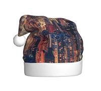 JEJEA Hong Kong Print Gorros De Navidad Para Adultos, Santa Hats For Funny, Novelty Christmas Hats, For Xmas Party