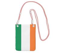 JEJEA Irish Flag Print Crossbody Phone Bag For Women Men, Adjustable Strap Phone Purse, For Travel Shopping