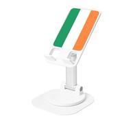 JEJEA Irish Flag Print Rotating Cell Stand,Cell Phone Stand For Desk,Adjustable Phone Holder, For All Phones