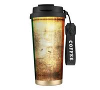 JEJEA Irish Flag Print Stainless Steel Insulated Mugs, Double Wall Coffee Cups, Coffee Travel Mug for Home Office