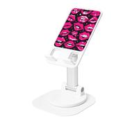 JEJEA Lips Print Rotating Cell Stand,Cell Phone Stand For Desk,Adjustable Phone Holder, For All Phones