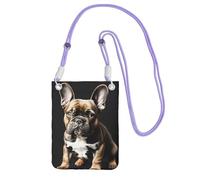 JEJEA Long Ears French Bulldog Print Crossbody Phone Bag For Women Men, Adjustable Strap Phone Purse, For Travel Shopping