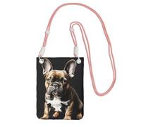 JEJEA Long Ears French Bulldog Print Crossbody Phone Bag For Women Men, Adjustable Strap Phone Purse, For Travel Shopping