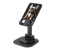 JEJEA Long Ears French Bulldog Print Rotating Cell Stand,Cell Phone Stand For Desk,Adjustable Phone Holder, For All Phones