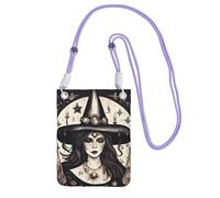 JEJEA Magic Witch Witchcraft Bohemian Print Crossbody Phone Bag For Women Men, Adjustable Strap Phone Purse, For Travel Shopping