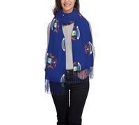 JEJEA Michigan State Flag Print Women'S Pashmina Shawl Wrap For Evening Dress Bridesmaid Wedding Bridal Winter Soft Scarf