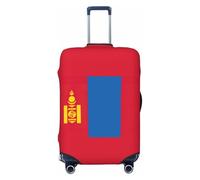 JEJEA Mongolian Flag Print Suitcase Cover Protector Travel Luggage Cover Suitcase Washable Baggage Covers Anti-Scratch