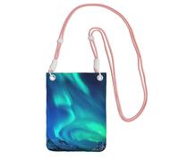 JEJEA Northern Lights1 Print Crossbody Phone Bag For Women Men, Adjustable Strap Phone Purse, For Travel Shopping