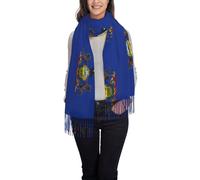 JEJEA Pennsylvania State Flag Print Women'S Pashmina Shawl Wrap For Evening Dress Bridesmaid Wedding Bridal Winter Soft Scarf