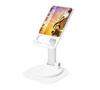 JEJEA Piano Violin Music Notes Print Rotating Cell Stand,Cell Phone Stand For Desk,Adjustable Phone Holder, For All Phones