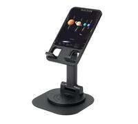 JEJEA Solar System Jupiter Saturn Print Rotating Cell Stand,Cell Phone Stand For Desk,Adjustable Phone Holder, For All Phones