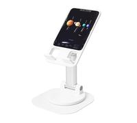 JEJEA Solar System Jupiter Saturn Print Rotating Cell Stand,Cell Phone Stand For Desk,Adjustable Phone Holder, For All Phones