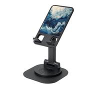 JEJEA Within The Tides Print Rotating Cell Stand,Cell Phone Stand For Desk,Adjustable Phone Holder, For All Phones