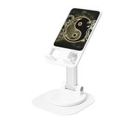 JEJEA Yin Yang Dragon Tiger Print Rotating Cell Stand,Cell Phone Stand For Desk,Adjustable Phone Holder, For All Phones