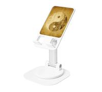 JEJEA Yin Yang Symbol Print Rotating Cell Stand,Cell Phone Stand For Desk,Adjustable Phone Holder, For All Phones