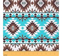 jejeloiu Boho Fabric by The Yard Aztec Upholstery Fabric for Chairs Bohemian Waterproof Indoor Outdoor Decor for DIY Sewing Craft Projects Geometric 3 Yards