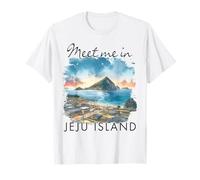 Jeju Island Korea Travel Traveling Meet Me In Jeju Island T-Shirt