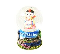 Jeju Island South Korea Crystal Ball Ornament Water Globe Magnet Kitchen Fridge Decorated Magnet