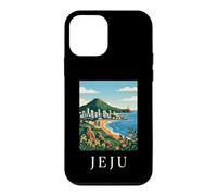 Jeju South Korea Coastal Island Vintage Travel Artwork Case for iPhone 12 mini