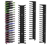 JEJUWE 4PCS Video Game Storage Wall Mount DVD Rack Carbon Steel Game Case Storage Organizer Shelf Heavy Duty Floating Display Shelves for DVD CD PS5 Games Case Holds Up to 72 Disc Boxes