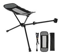 JEJUWE Camping Chair Foot Rest Foldable Camping Footrest Portable Camp Chair Footrest Retractable Camp Footrest Outdoor Hammock Chair Foot Rest for Reclining Swing Chair Moon Chair Beach !(grey)