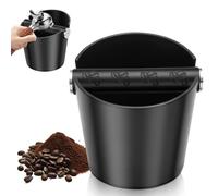 JEJUWE Coffee Knock Box Mute ABS Coffee Grind Knock Box Espresso Machine Accessories Set include Removable Bar and Non-Slip Base Dishwasher Safe for Home Office Machine