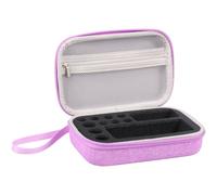 JEJUWE Peptide Case for Fridge Portable Insulin Vial Protector Organizer Bag Compact Peptide Travel Case for Travel Home Office(Purple)