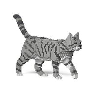 JEKCA Cat 03S-M03 | Tabby Cat Plastic Building Blocks | Age 14+