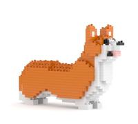 JEKCA Welsh Corgi Mini 01S | Plastic Building Blocks | Age 14+