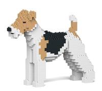 JEKCA Wire Haired Fox Terrier 01S | Dog Plastic Building Blocks | Age 14+