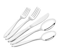 Jekiyo Stainless Steel Dinner Table Flarware 40 Pieces, Cutlery Set Service for 8 People