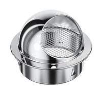JEKKAH Stainless Steel Range Hood Range Hood Exhaust Pipe Exterior Wall Outlet Through The Wall Wind And Rain Extended Exhaust Cap(190mm)