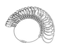 JEKUGOT A-Z Ring Sizer UK, Finger Ring Measurement Tool, Universal Rings Measure for Women and Men, Loose, Jewellers