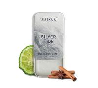 JEKUU Silver Tide Solid Perfume (12g) | Alcohol-Free, Pocket Perfume, Fresh Aquatic Ocean Scent with Bergamot & Orange Blossom, Long-Lasting, Travel Size Fragrance
