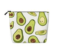 JEKYDOSD Cartoon Pears Print Fake Hemp Makeup Bag Waterproof Imitation Hemp Bag For Daily Life, Travel, And More