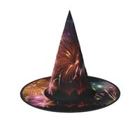 JEKYDOSD Explosion Firework 3d Print Halloween Hat Spooky Party Accessory, Carnivals Masquerade Balls