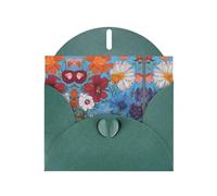 JEKYDOSD Hello Hawaii Print Greeting Card Pearl Paper Design With Elegant Shimmer For Christmas, Birthday