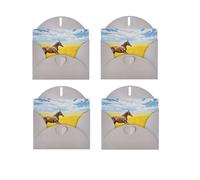 JEKYDOSD Horses Running Art Print Greeting Card Pearl Paper Design With Elegant Shimmer For Christmas, Birthday