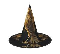 JEKYDOSD Phoenix Print Halloween Hat Spooky Party Accessory, Carnivals Masquerade Balls