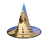 JEKYDOSD Pyramids Of Egypt Print Halloween Hat Spooky Party Accessory, Carnivals Masquerade Balls